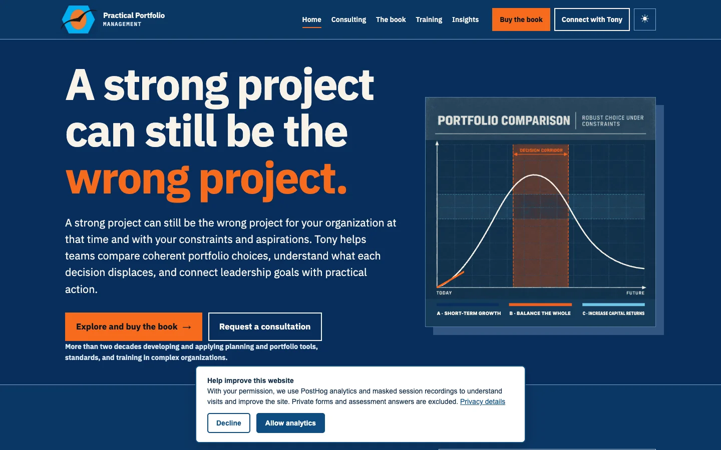 Practical Portfolio Management website